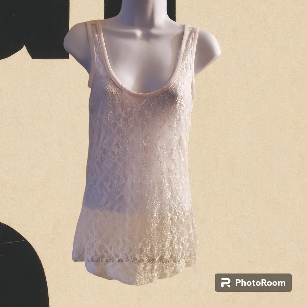 Sexy Lace Tank by Ransom Size M